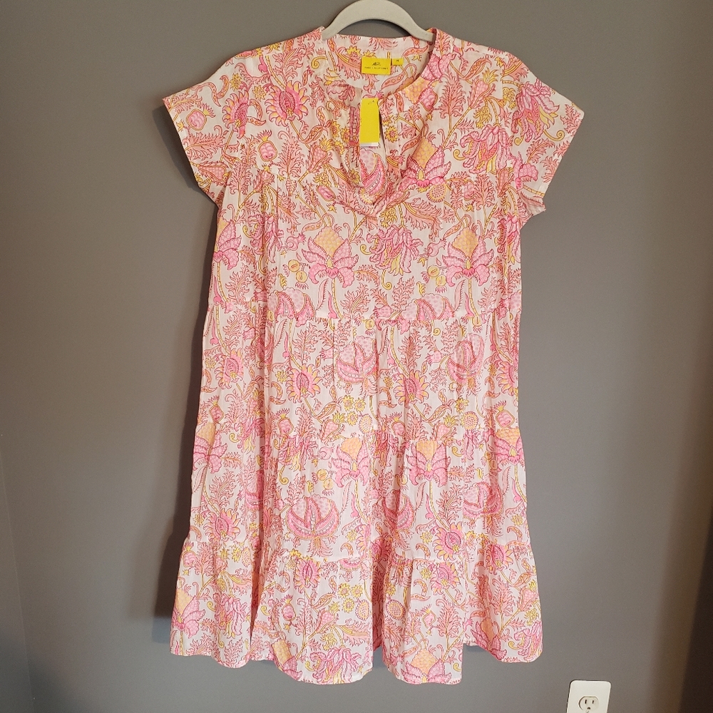 Roller rabbit paisley tier dress, Sz XS